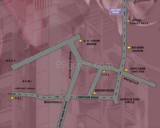 Galaxy Developers Galaxy Orchid Park Map - Whitefield, Bangalore East ...