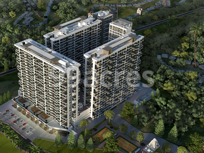 BKS Airoli Apartments Artistic Aerial Image