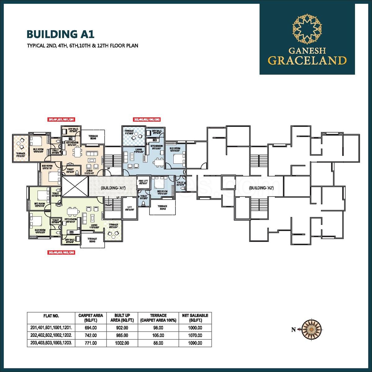 Ganesh Developers Ganesh Graceland Floor Plan Ambegaon Pune