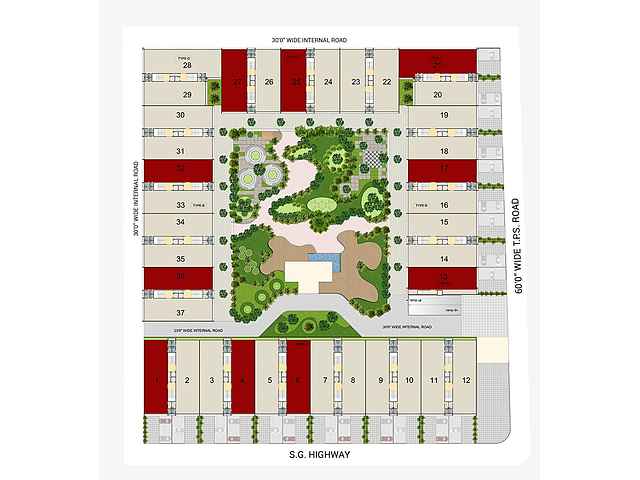 Ganesh Housing Magnet Corporate Park Ahmedabad West, Thaltej 