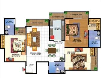 2 BHK Apartment / Flat for sale in Gardenia Glamour 2 Sector 3 ...