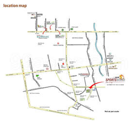 Gaurs Group Gaur Sportswood Arcade Map - Sector 79, Noida Location Map