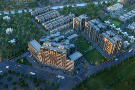 Gayatri Aamrapali Resicom Aerial View