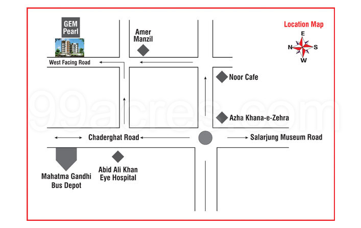 GEM Pearl Noor Khan Bazar, Hyderabad | Price List, Location, Floor Plan ...