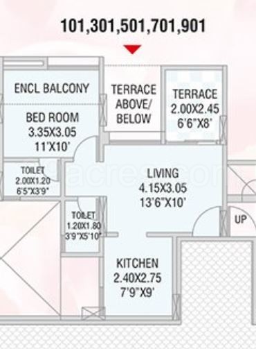 Gk Associates Gk Rose Mansion Floor Plan Punawale Pune