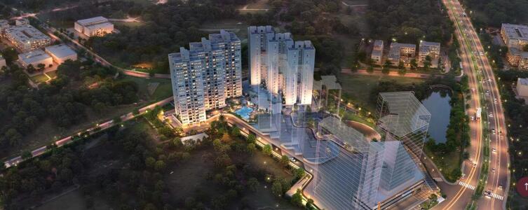 Godrej Azure Aerial View