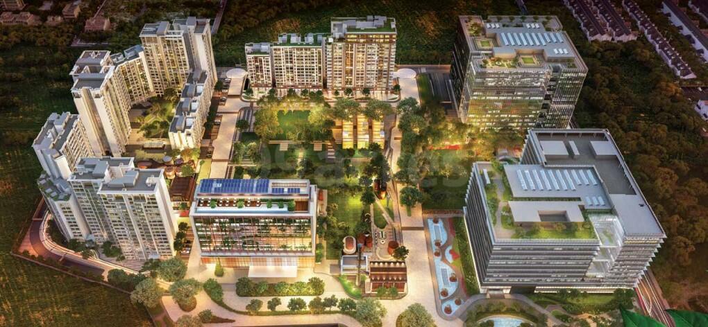 Godrej Evergreen Square Aerial View