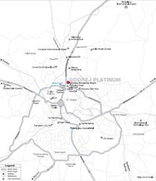 Godrej Properties Godrej Platinum Map - Hebbal Kempapura, Bangalore ...