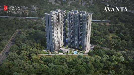 Goel Ganga Avanta Aerial View