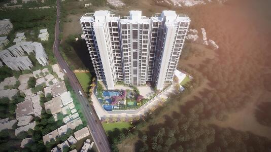 Goel Ganga Dham Towers Aerial View