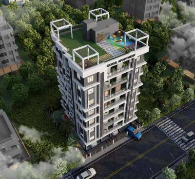 Gokul Apartment Aerial View