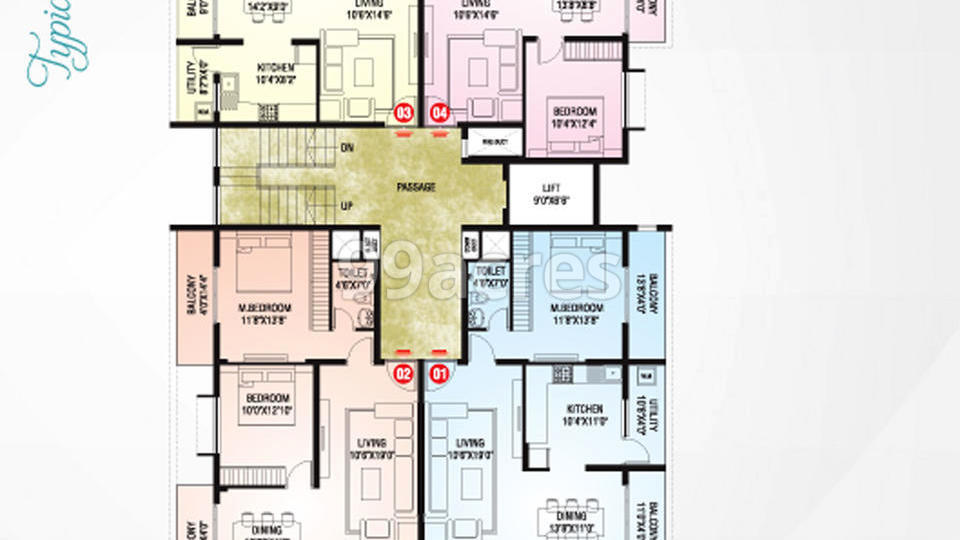 Silver Springs Typical Floor Plan