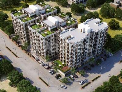 Golden Swarnim Sky Artistic Aerial View