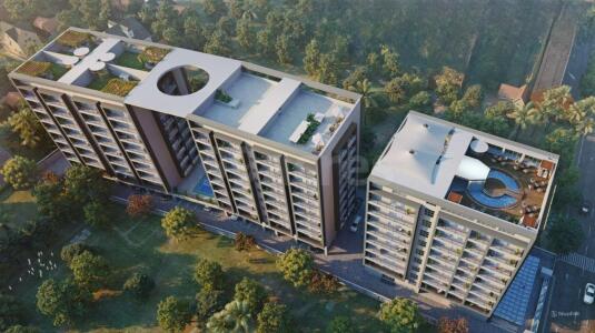 Good Earth Rivera Heights Aerial View