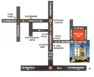 Good Earth Infra Builders GE Raghavendra - Location Map Rr Med 