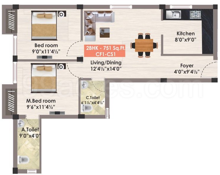 Gp Homes Gp Magnolia Floor Plan Ayanambakkam Chennai North