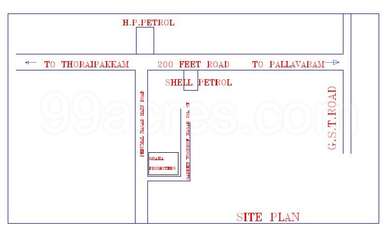 Graha Promoters Graha Srihari Flats Map - Zamin Pallavaram, Chennai ...