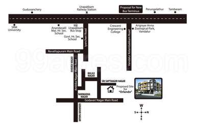 2 BHK / Bedroom Apartment / Flat for rent in Grandeur Orlando Urapakkam ...