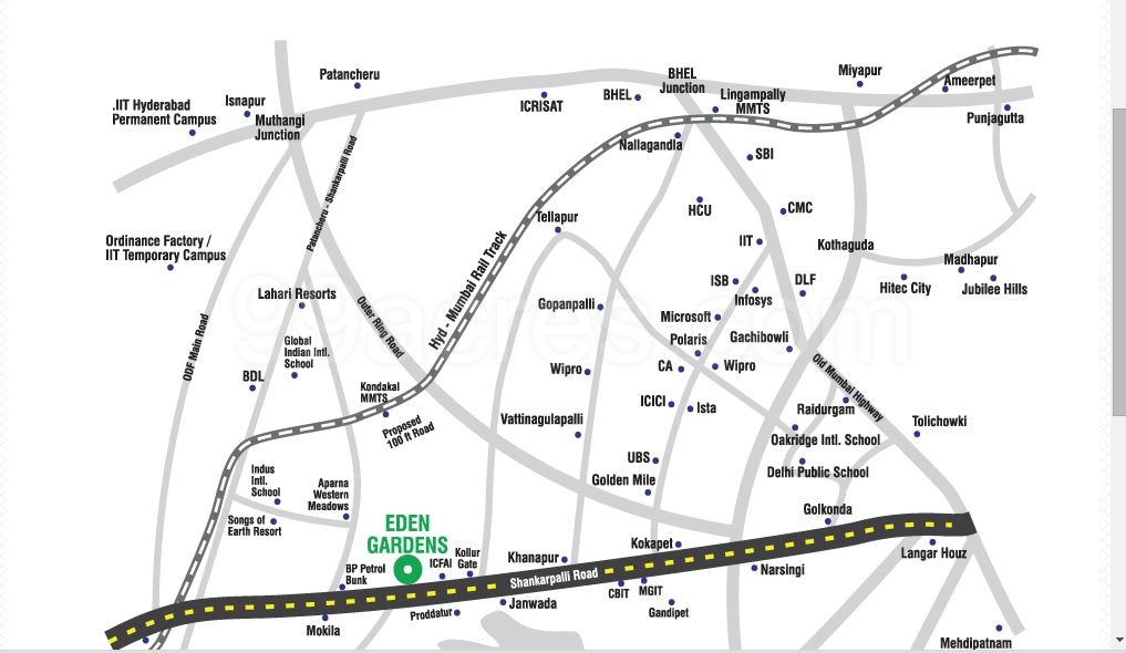 Eden Gardens Plots Hyderabad Fasci Garden