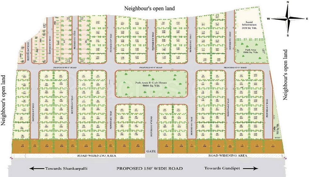 Eden Gardens Plots Hyderabad | Fasci Garden