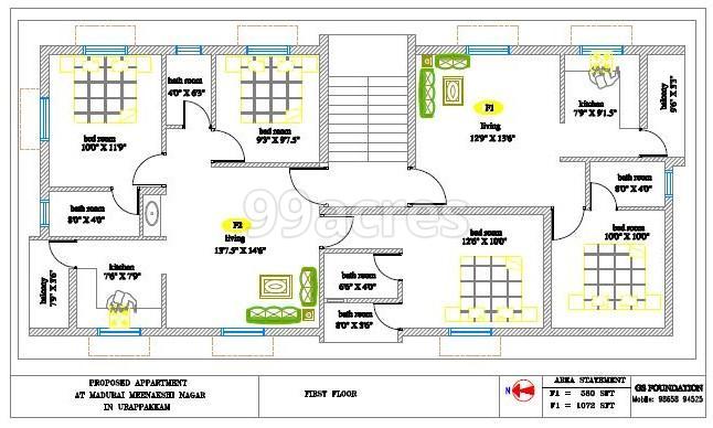 GS Madurai Meenakshi Nagar Project Chennai South, Urapakkam Resale ...