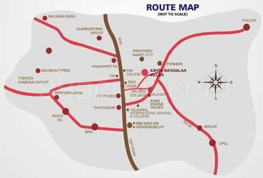 Guhan Builders Guhan Ashta Mangalaa Villas Map - Ponneri, Thiruvallur ...