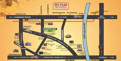 Harith Homes and RN Promoters Royal City Map - Kottaiyur, Thiruvallur ...