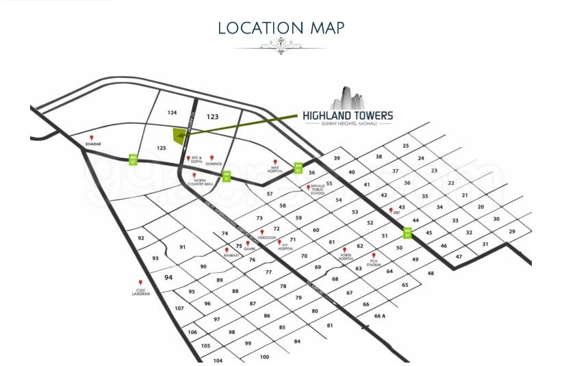 Highland Towers Mohali, Sunny Enclave Price List & Brochure, Floor