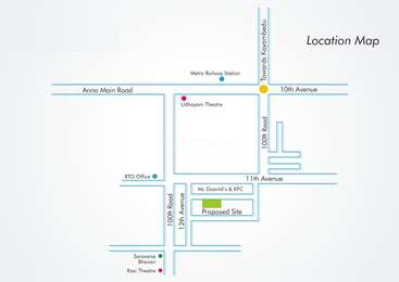 Ashok Nagar Chennai Map Harmony Residences Harmony Amruth Map - Ashok Nagar, Chennai South Location  Map