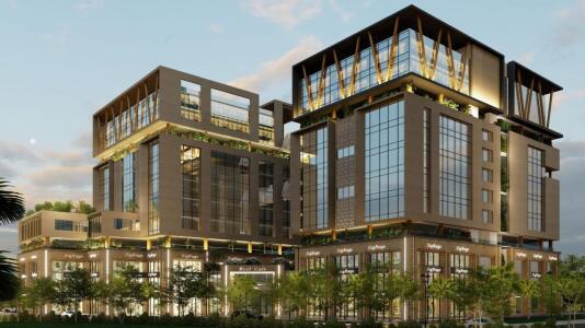 Summit Twin Tower Elevation