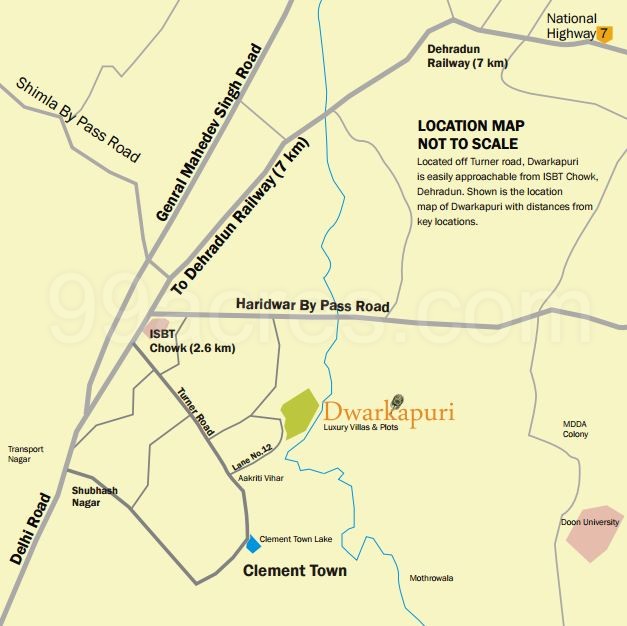 Clement Town Dehradun Map Himshikha Infrastructure Himshikha Dwarkapuri Map - Clement Town, Dehradun  Location Map