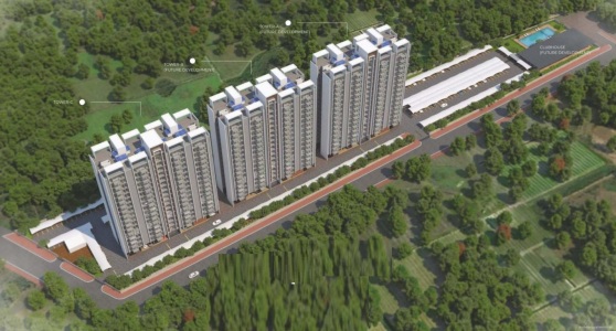 Kasturi Apostrophe Hinjawadi Aerial View