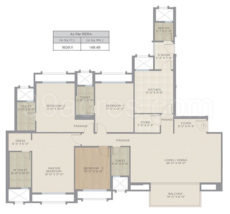 Hiranandani Developers Hiranandani Lake Enclave Floor Plan