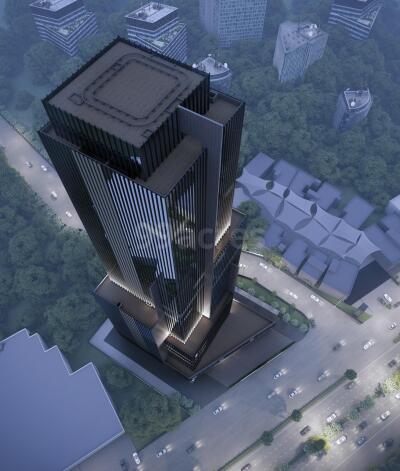 Titanium World Tower Aerial View