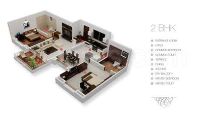 2 BHK Apartment / Flat for sale in A 10 Bibwewadi Pune - 1150 Sq. Ft ...