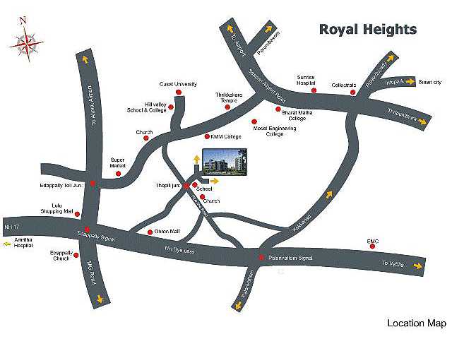 Hoysala Royal Heights Edappally, Kochi Resale Price List, Brochure ...