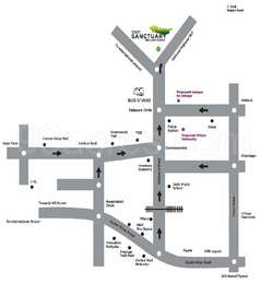 Icon Homz Icon Sanctuary Map - Sarjapur, Bangalore East Location Map