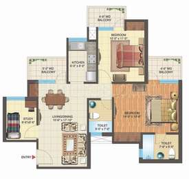 3 BHK Apartment / Flat for sale in Nimbus Express Park View 2 Sector ...