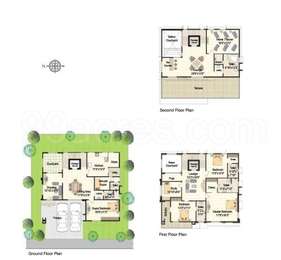 3 BHK / Bedroom Apartment / Flat for rent in Raintree Park Dwaraka ...