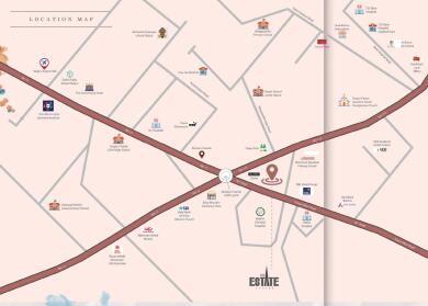 Imperial group Assam The Estate Map - Mission Chariali, Tezpur Location Map