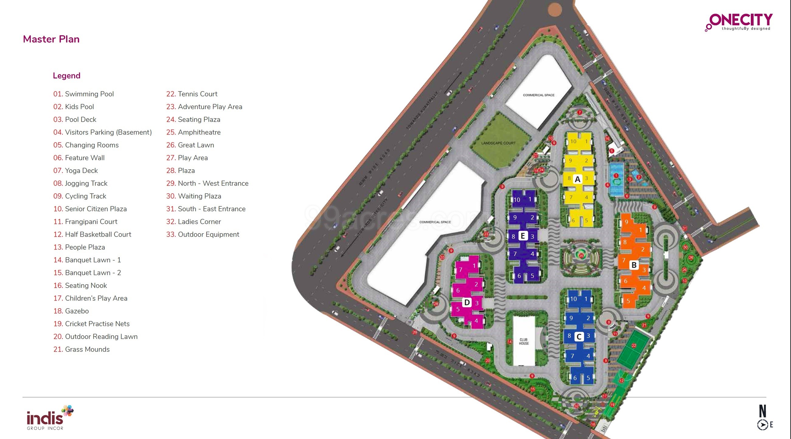 Incor One City Kukatpally Hyderabad Price List Floor Plan Layout