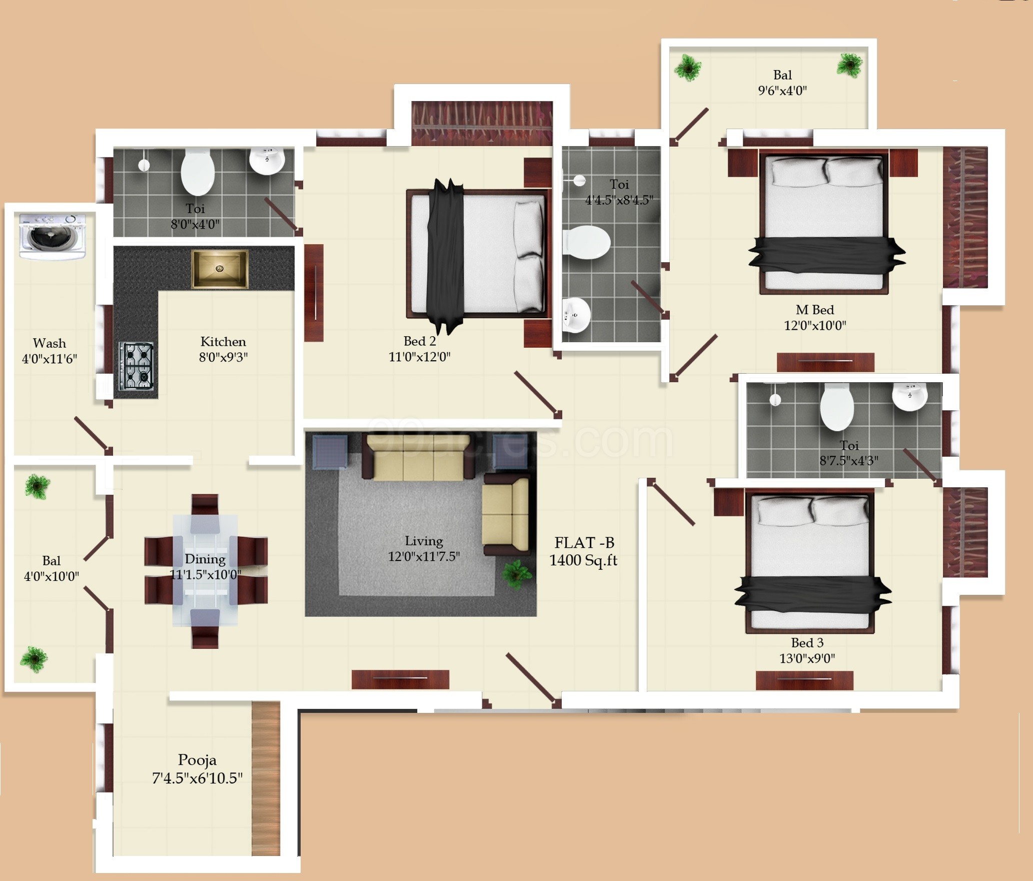 India Builders The Temple Tellurian Floor Plan