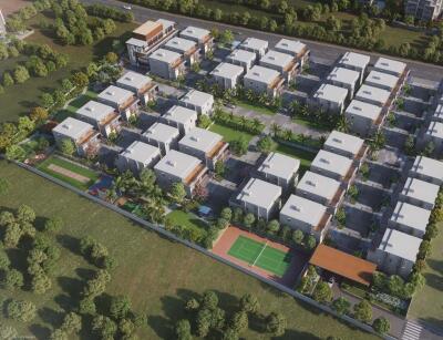 Indis Amara Villas Aerial View