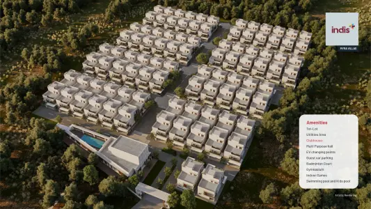 Indis Myra Villa Aerial View