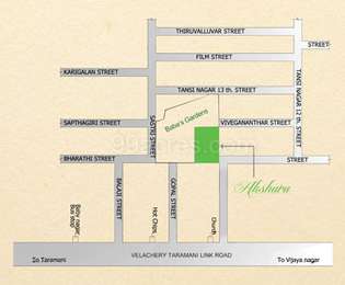 Indu Housing Builders Indu Akshara Map - Taramani, Chennai South ...