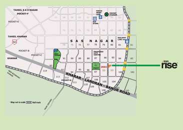 One Rise One Group Developers Gurgaon One Rise Map - Sector 99 Mohali Location Map