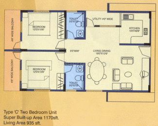 3 BHK Apartment / Flat for sale in Ittina Anu Maithri Layout Bangalore ...