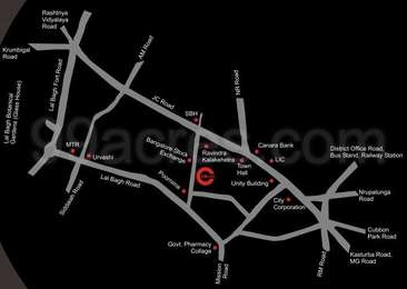 Jain Heights Solus Map - Sampangi Rama Nagar, Mission Road, Bangalore ...
