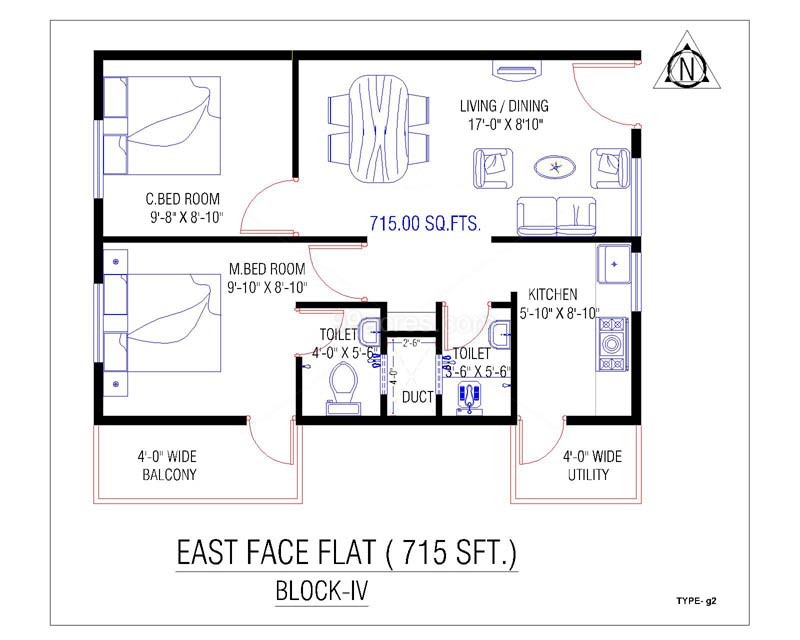  800  Square  Feet  House  Plan  East  Facing  Bachesmonard