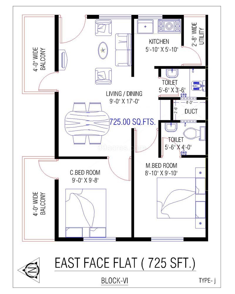 2 Bhk Apartment Flat For Sale In Janapriya Metropolis Moti